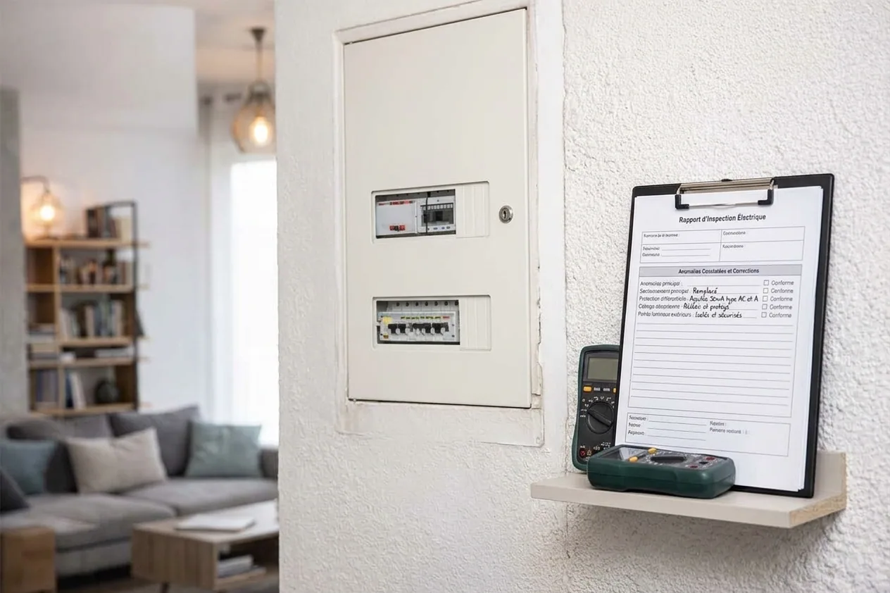Électricien à Saint-Denis — après (chantier 1)